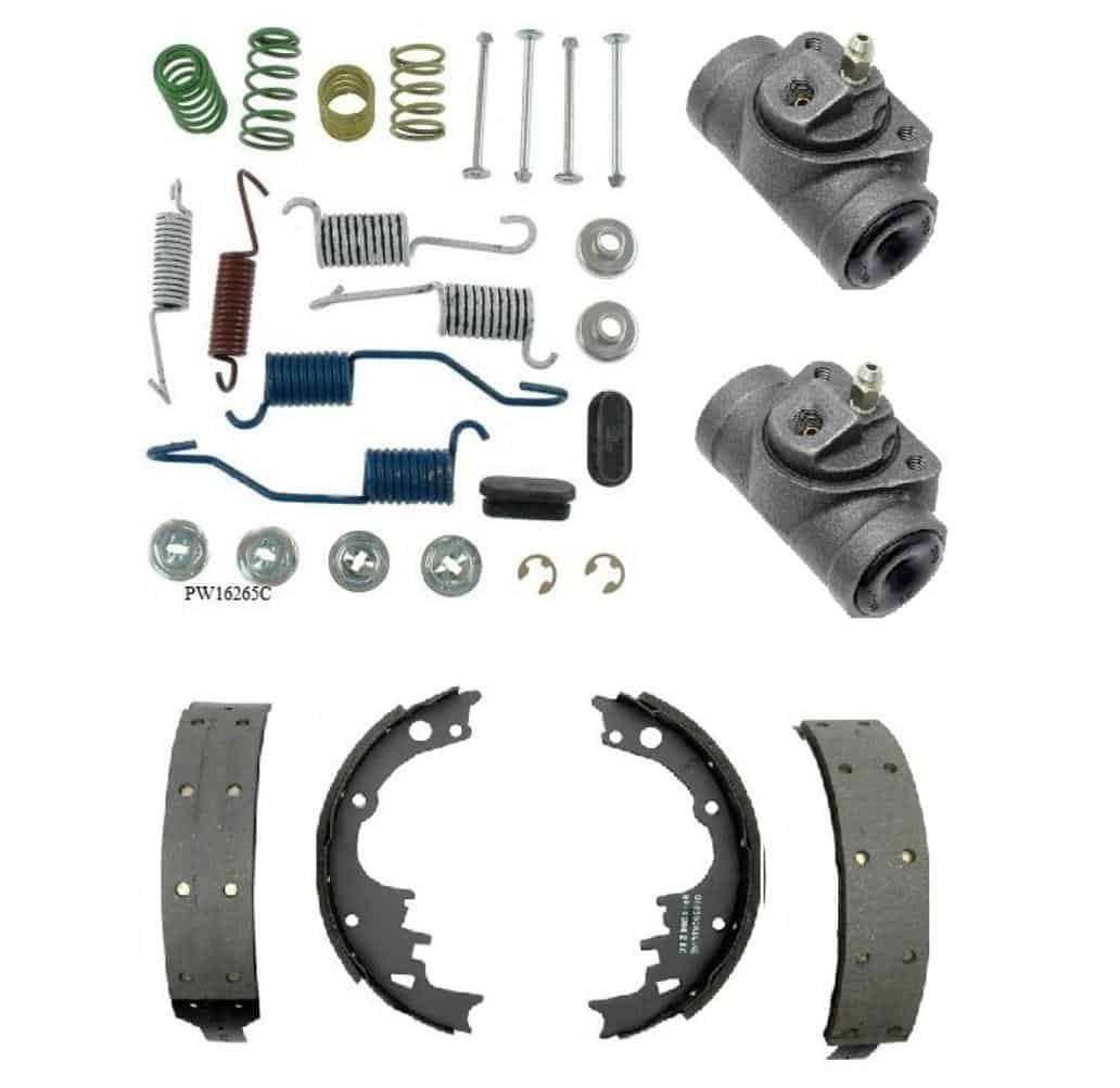 A: Rear Brake hardware Overhaul Pack: 75-81 F